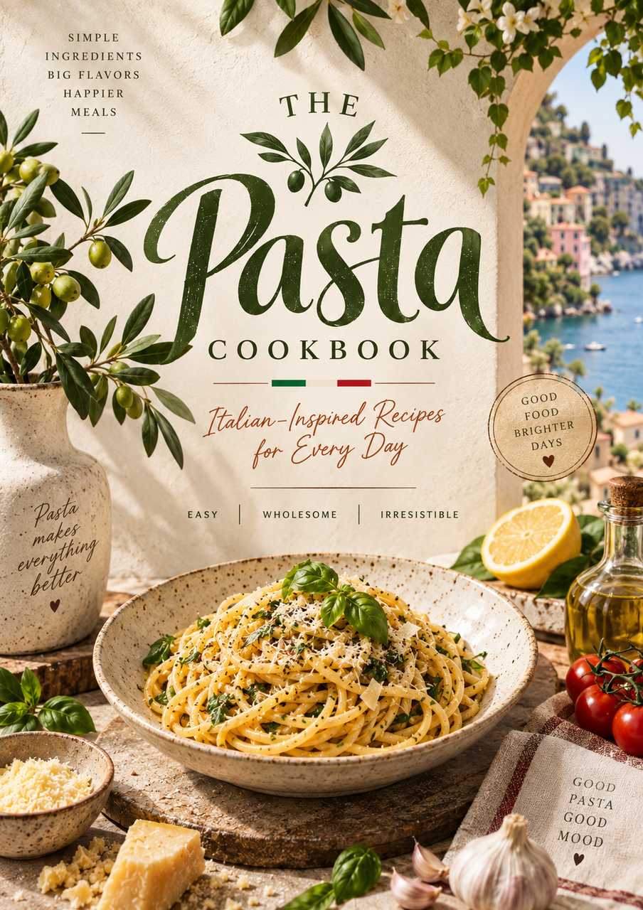 Pasta Recipe Book: Easy Homemade Dishes for Everyday Meals and Family Cooking